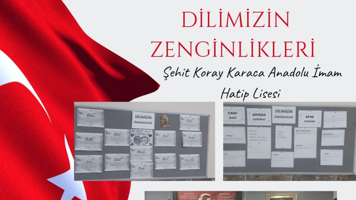 Dilimizin Zenginlikleri Ehit Koray Karaca Anadolu Mam Hatip Lisesi